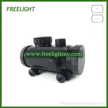 Tactical 1x30 Red Green Dot Sight Scope Airsoft Outdoor sports w/20mm Weaver Mount